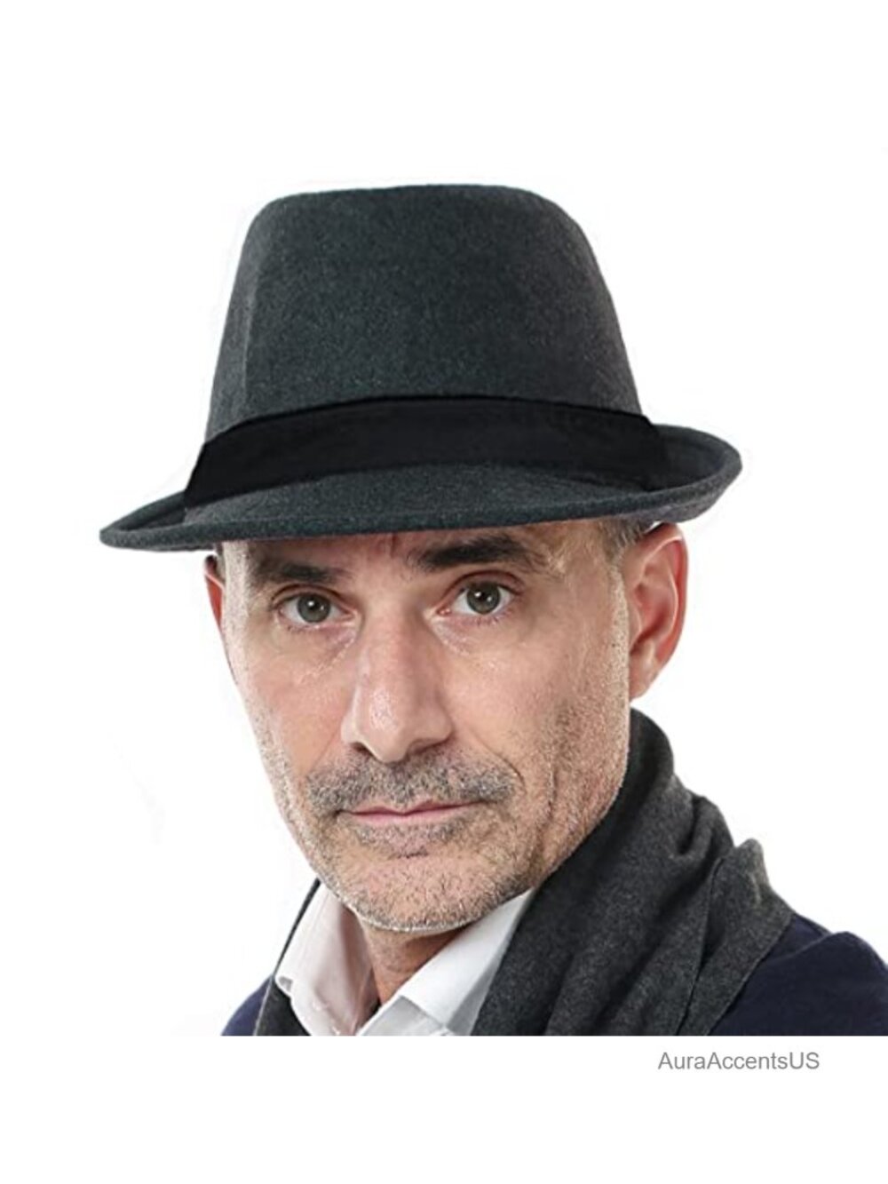 Unisex Felt Fedora Hat Short Brim Panama Jazz Trilby